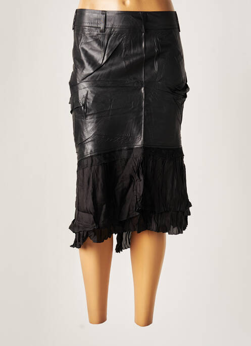 Fustă midi negru MARITHE & FRANCOIS GIRBAUD femeie