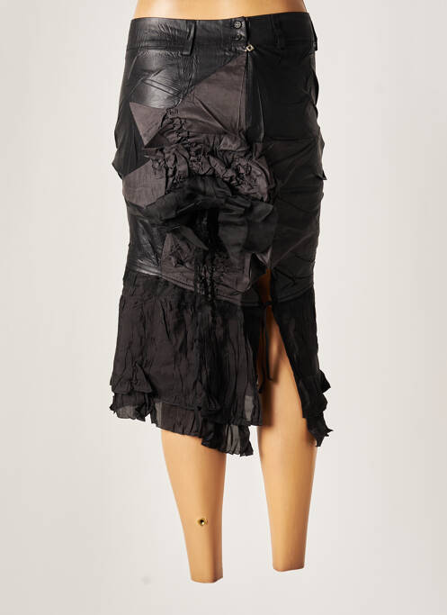 Fustă midi negru MARITHE & FRANCOIS GIRBAUD femeie