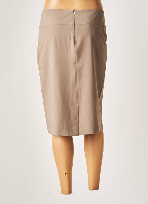 Fustă midi bej ABSOLU femeie