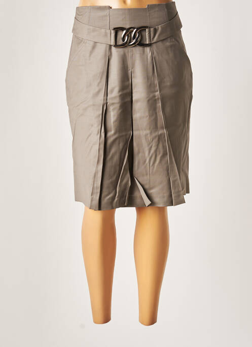 Fustă midi bej PATRICK MENDES femeie