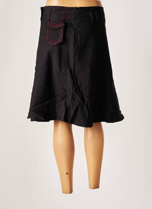 Fustă midi negru MADAME ZAZA OF MARSEILLE femeie