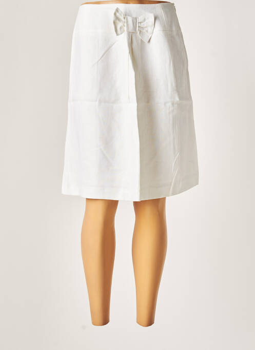 Fustă midi alb PATRICK MENDES femeie