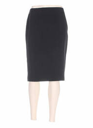 Fustă midi croială dreaptă negru MAYERLINE femme