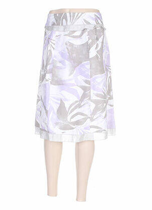 Fustă midi alb MARY WEST femeie