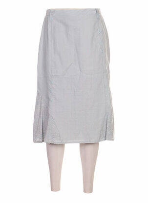 Fustă midi gri FRANCOISE DE FRANCE femeie