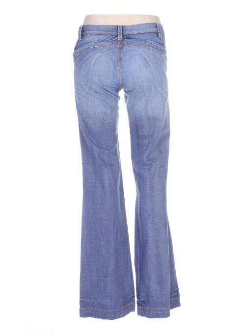 Blugi cu croială largă albastru USED JEANS femeie