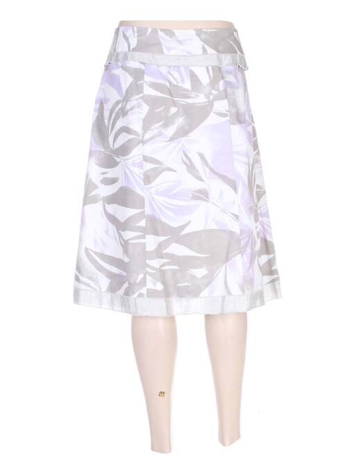 Fustă midi alb MARY WEST femeie