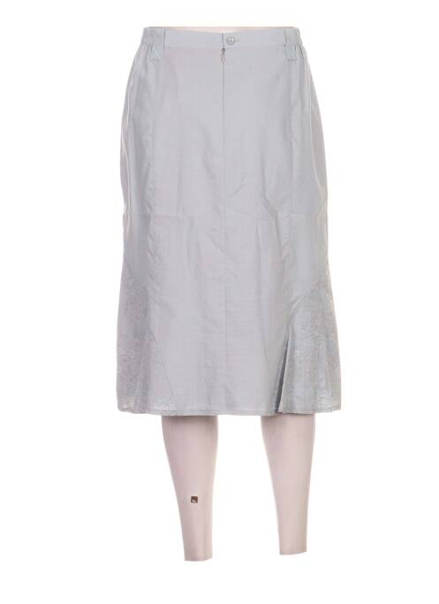 Fustă midi gri FRANCOISE DE FRANCE femeie