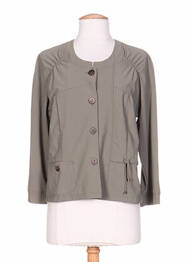 Jachete casual guler rotund verde PAUPORTÉ femme