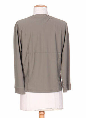 Jachete casual guler rotund verde PAUPORTÉ femeie