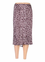 Fustă midi croială evazată violet MAYERLINE femme