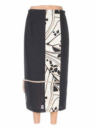 Fustă lungă negru REGINE femeie