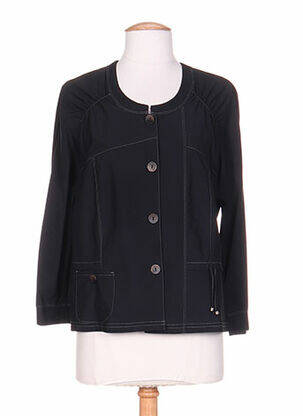 Jachete casual guler rotund negru PAUPORTÉ femeie