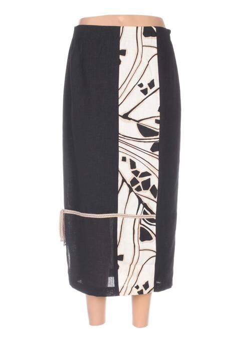 Fustă lungă negru REGINE femeie