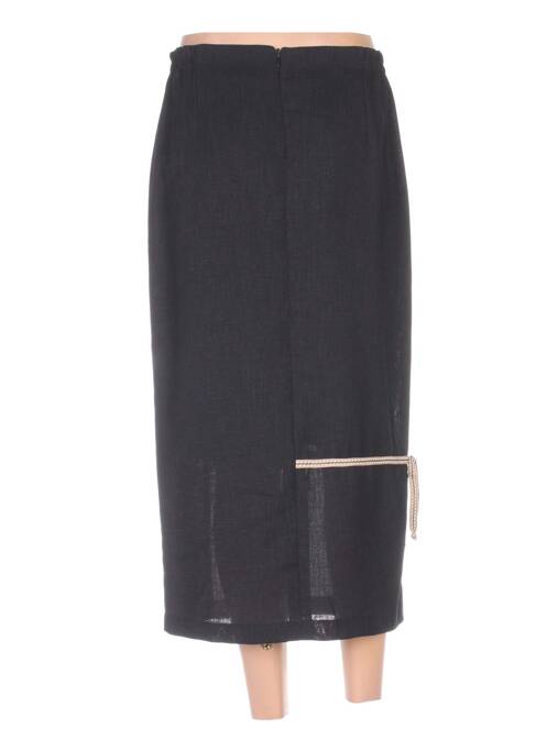 Fustă lungă negru REGINE femeie