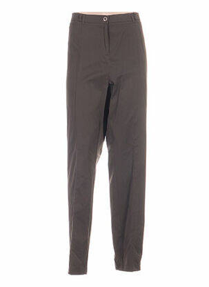 Pantalon croială dreaptă verde FRANK WALDER femeie