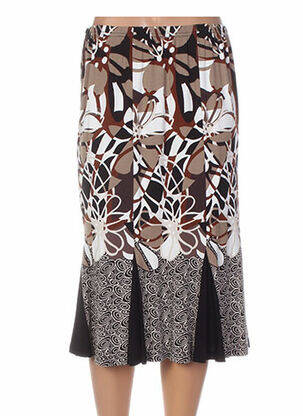 Fustă midi maro PAUPORTÉ femeie