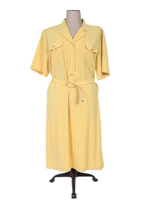 Rochie midi galben REGINE femeie