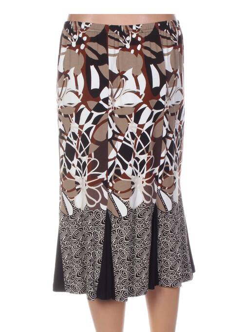 Fustă midi maro PAUPORTÉ femeie