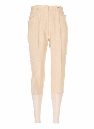 Pantalon trei sferturi bej REGINE femeie