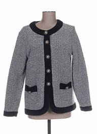 Jachete casual guler rotund negru WEINBERG femme