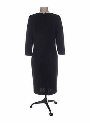 Rochie midi mâneci 3/4 mâneci 3/4 negru PAUPORTÉ femeie
