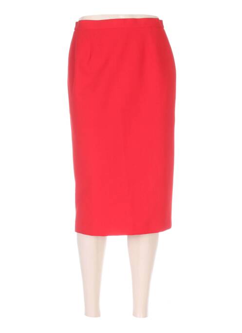 Fustă midi roșu FRANCOISE DE FRANCE femeie