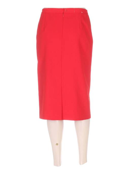 Fustă midi roșu FRANCOISE DE FRANCE femeie