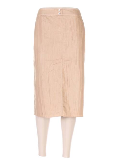 Fustă midi bej FRANK WALDER femeie