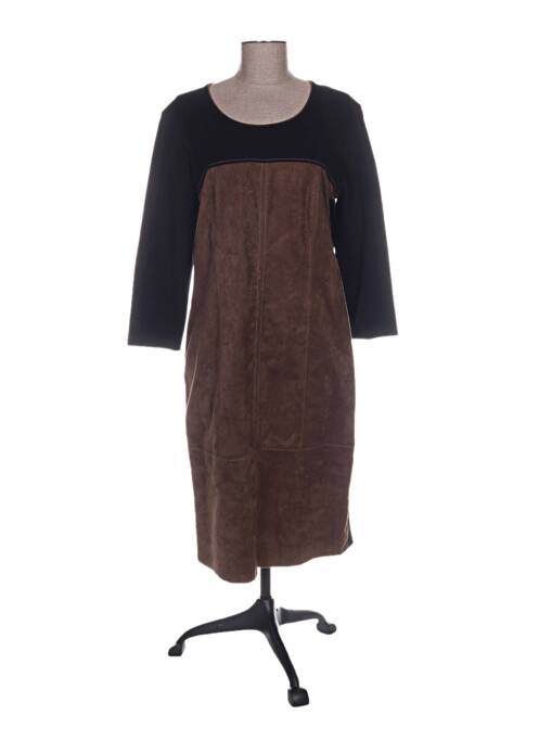 Rochie midi maro PAUPORTÉ femeie