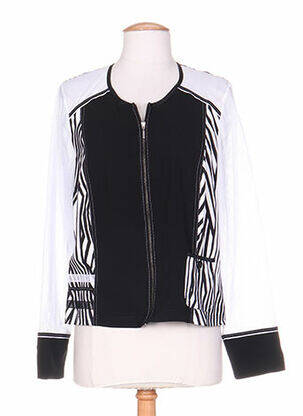 Jachete casual guler rotund negru PAUPORTÉ femeie