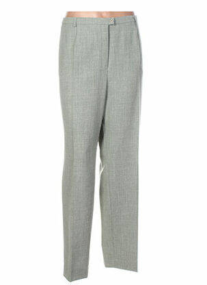 Pantalon croială dreaptă verde WEINBERG femeie