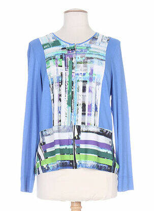 Vestă cu mâneci lungi albastru PAUPORTÉ femeie