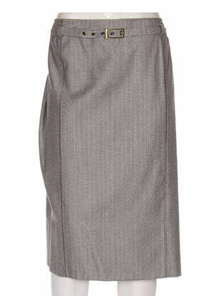 Fustă midi maro FRANK WALDER femeie