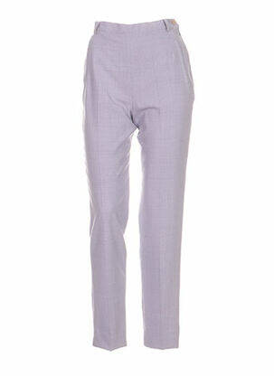 Pantalon croială dreaptă talie joasă violet ANTONELLE femeie