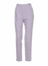 Pantalon croială dreaptă talie joasă violet ANTONELLE femme