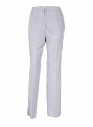 Pantalon croială dreaptă talie înaltă gri KARTING femeie