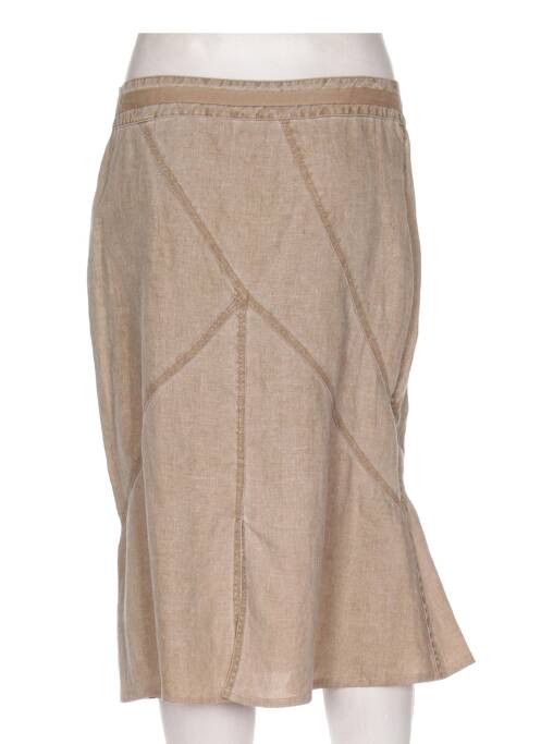 Fustă midi maro ELENA MIRO femeie
