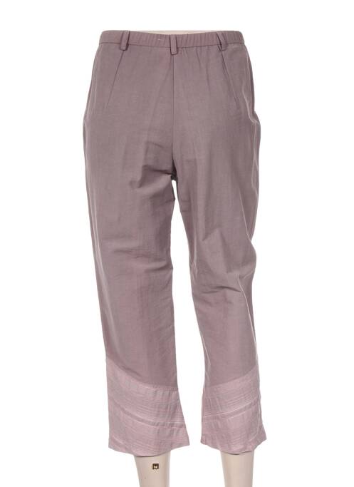 Pantalon trei sferturi roz FRANCOISE F femeie