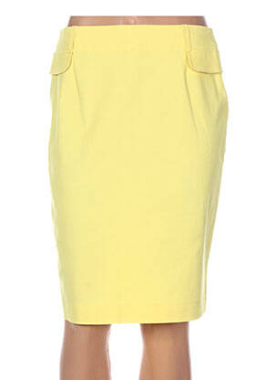 Fustă midi galben WBG femeie