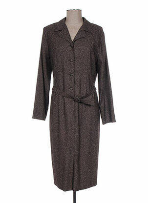 Rochie midi maro GUY DUBOUIS femeie