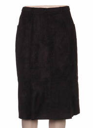 Fustă midi căptușeală negru PAUPORTÉ femme