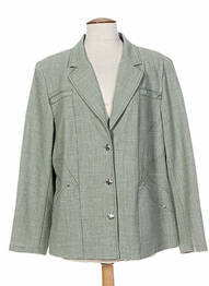 Jachete casual epoleți verde WEINBERG femme