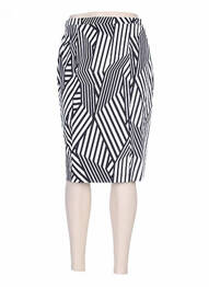 Fustă midi elasticitate negru PAUPORTÉ femme