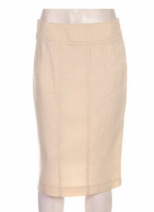Fustă midi bej DELMOD femeie