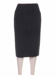 Fustă midi talie înaltă negru MARCELLE GRIFFON femme