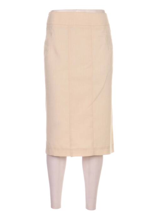 Fustă midi bej DELMOD femeie