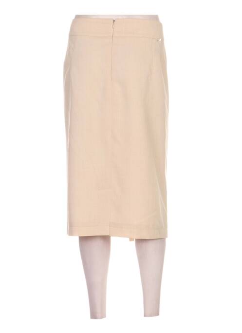 Fustă midi bej DELMOD femeie