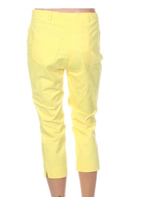 Pantalon trei sferturi galben WEINBERG femeie