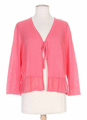 Vestă cu mâneci lungi roz PAUPORTÉ femeie